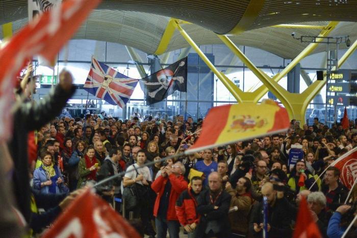 Principio de acuerdo para poner fin al conflicto por el ERE en Iberia