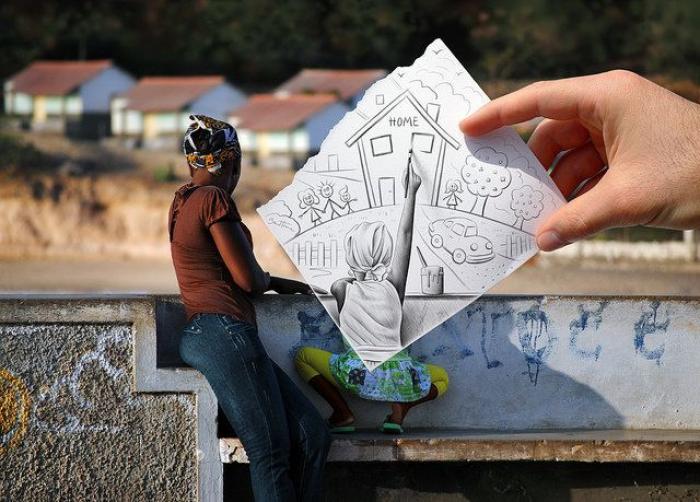 Lápiz vs fotografía: el juego visual de Ben Heine (FOTOS)