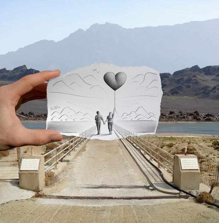 Lápiz vs fotografía: el juego visual de Ben Heine (FOTOS)