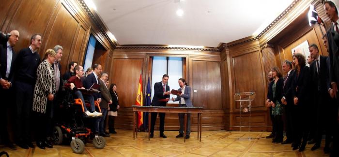 Sánchez tira de Cervantes para suavizar los roces con UP: "La experiencia es la madre de la ciencia"