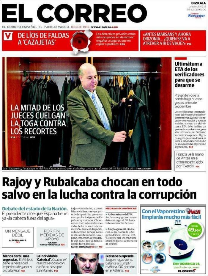 El CIS da la victoria en el debate del estado de la nación a Rajoy con 26,9 puntos de diferencia sobre Rubalcaba