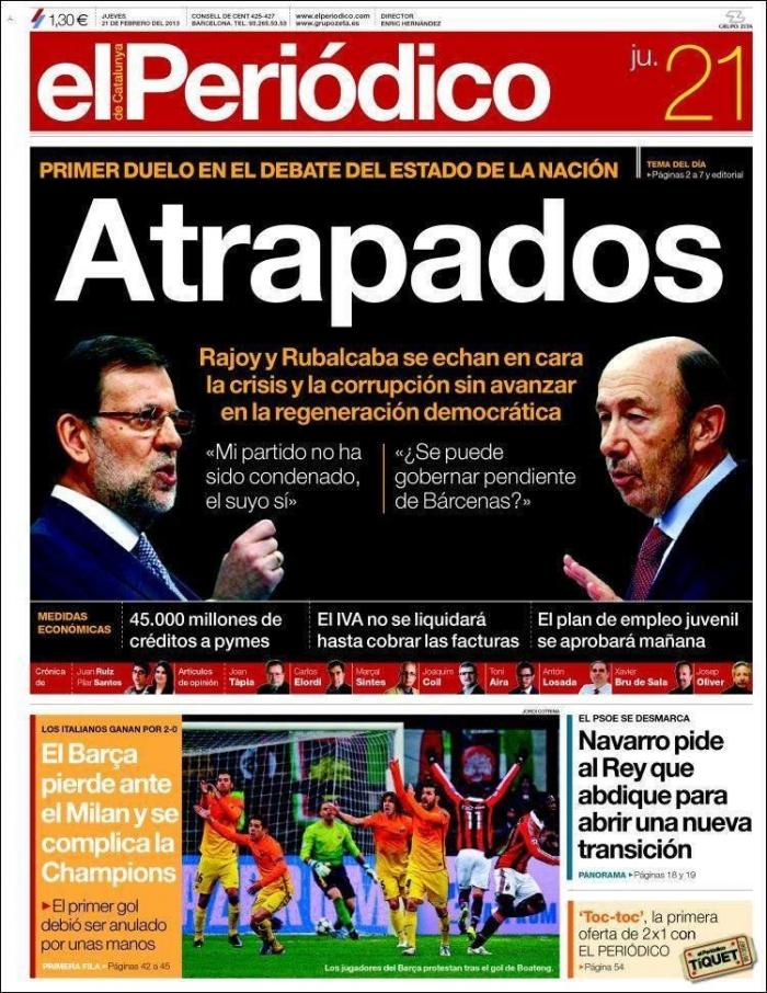 El CIS da la victoria en el debate del estado de la nación a Rajoy con 26,9 puntos de diferencia sobre Rubalcaba