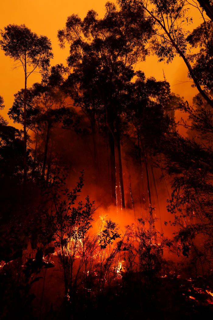 Éxodo masivo por la amenaza de un recrudecimiento de los incendios en Australia