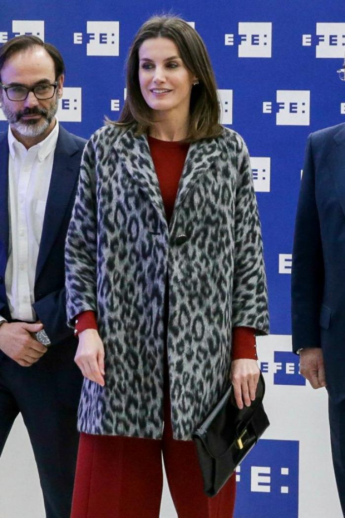 El guiño del vestido de Letizia en su visita a Marruecos