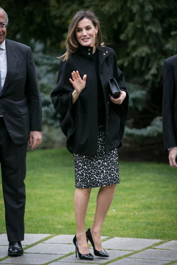 El guiño del vestido de Letizia en su visita a Marruecos