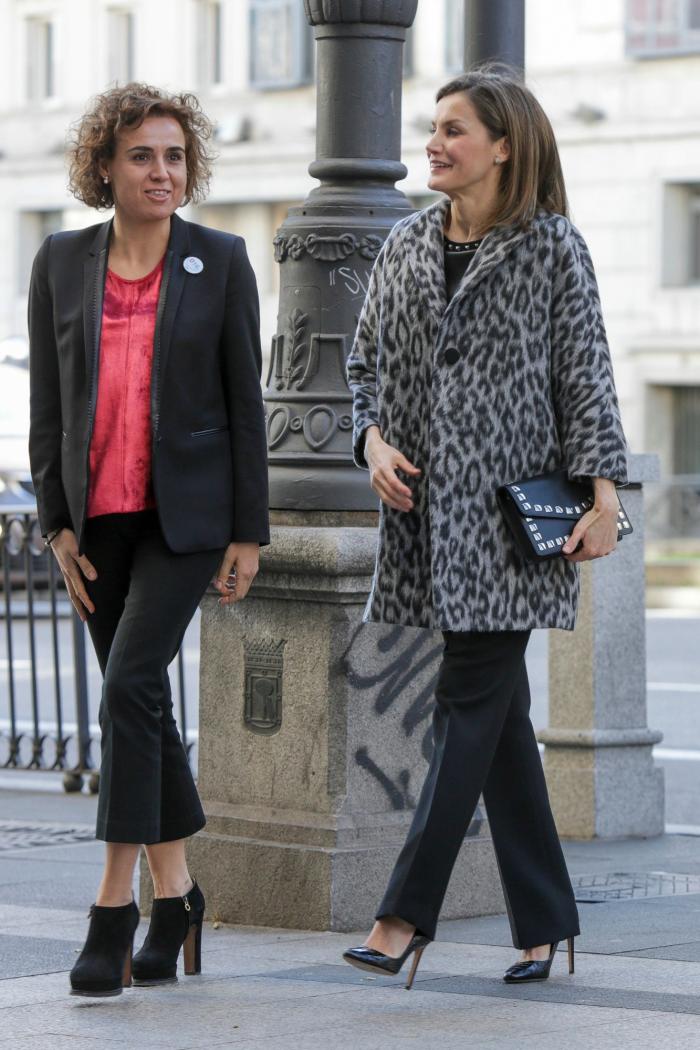 El guiño del vestido de Letizia en su visita a Marruecos