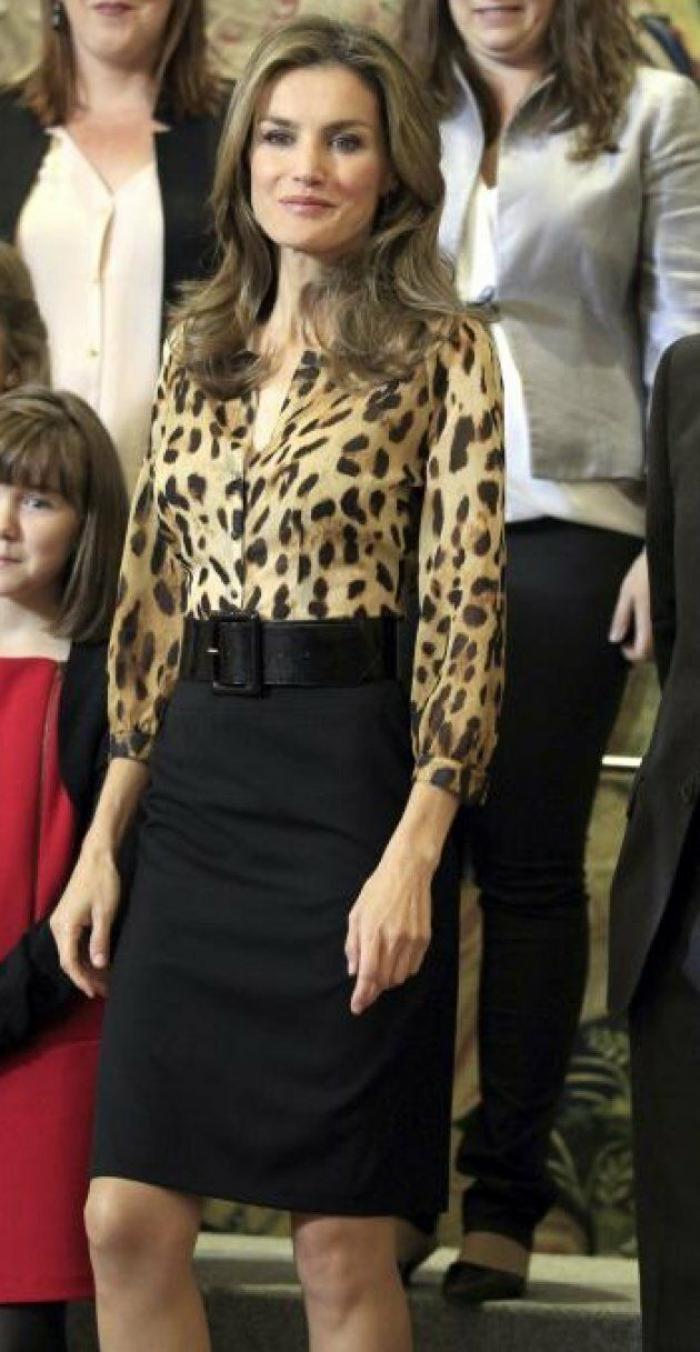 El guiño del vestido de Letizia en su visita a Marruecos