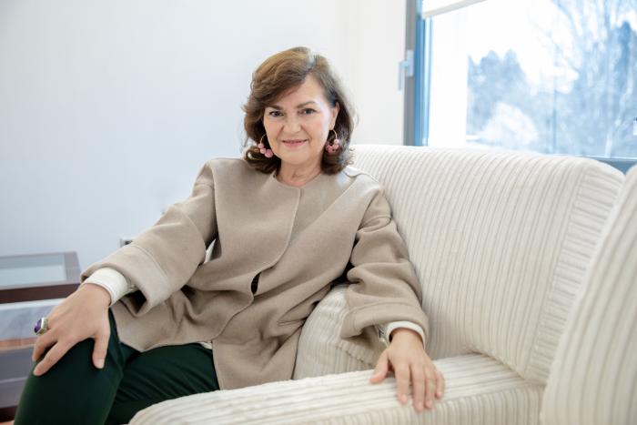 María Jesús Montero: la voz roja oscura casi morada