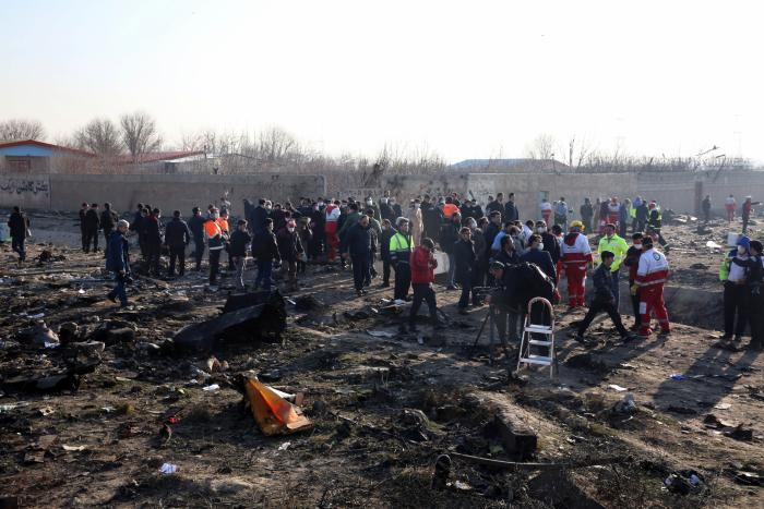 Irán confirma que dos misiles fueron disparados contra el avión ucraniano siniestrado