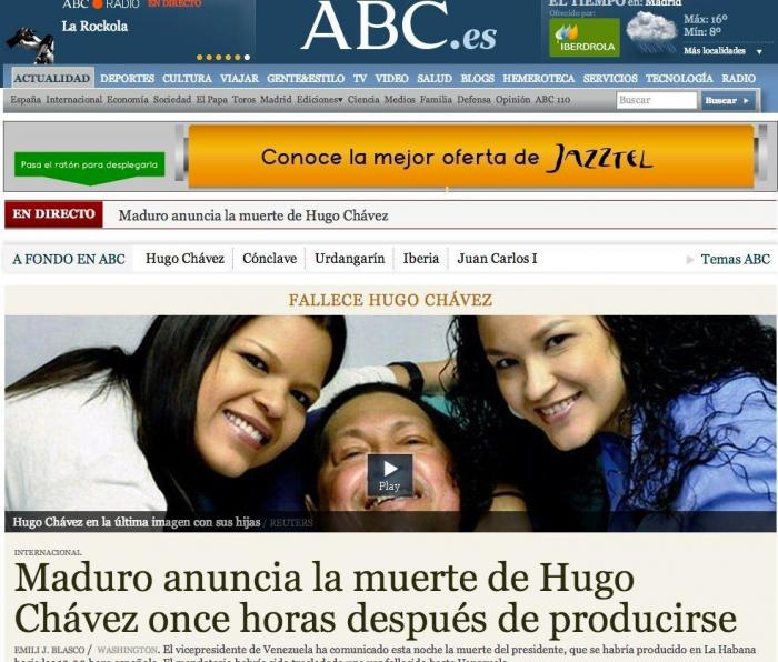 Muerte de Hugo Chávez: El presidente de Venezuela muere de cáncer