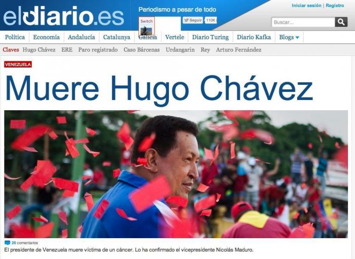 Muerte de Hugo Chávez: El presidente de Venezuela muere de cáncer