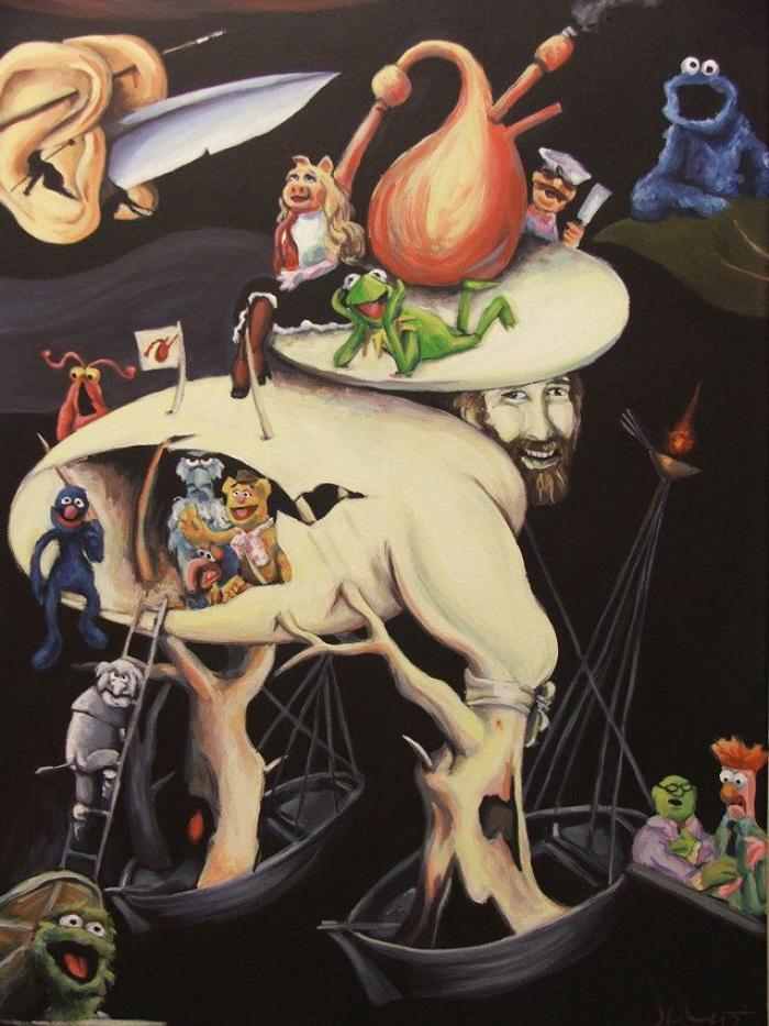 "Alf devorando a su gato" y otras reinterpretaciones muy pop de lienzos clásicos (FOTOS)