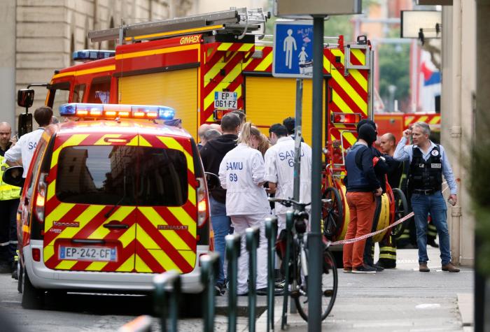 Una explosión deja al menos 13 heridos en el centro de Lyon