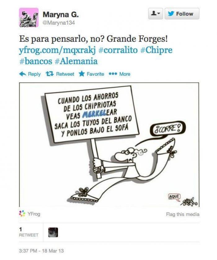 Humor político: 19 viñetas sobre Chipre en Twitter