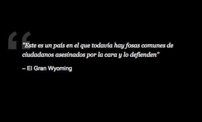 La verdad tras la polémica foto que ha convertido al Gran Wyoming en 'trending topic'
