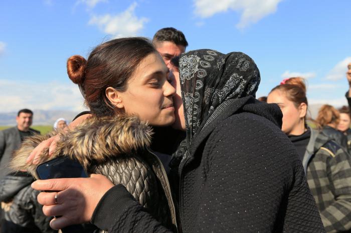 Galería: Los liberados de manos del ISIS en Siria