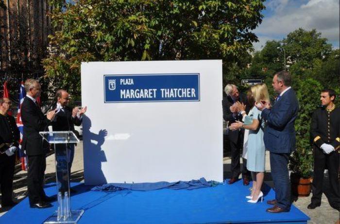 Madrid inaugura la primera plaza dedicada a Margaret Thatcher fuera del Reino Unido