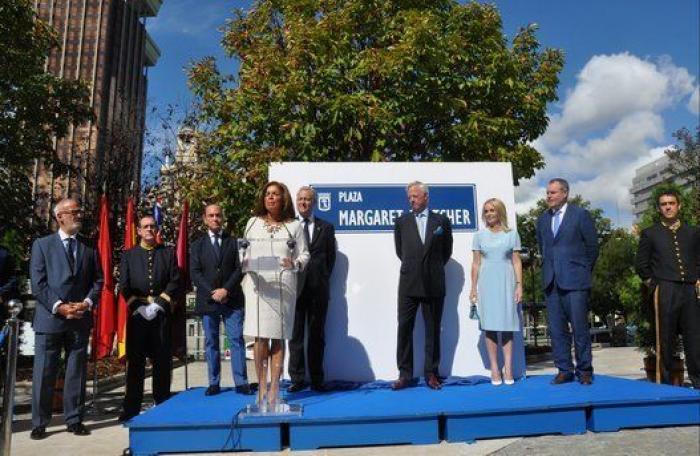 Madrid inaugura la primera plaza dedicada a Margaret Thatcher fuera del Reino Unido