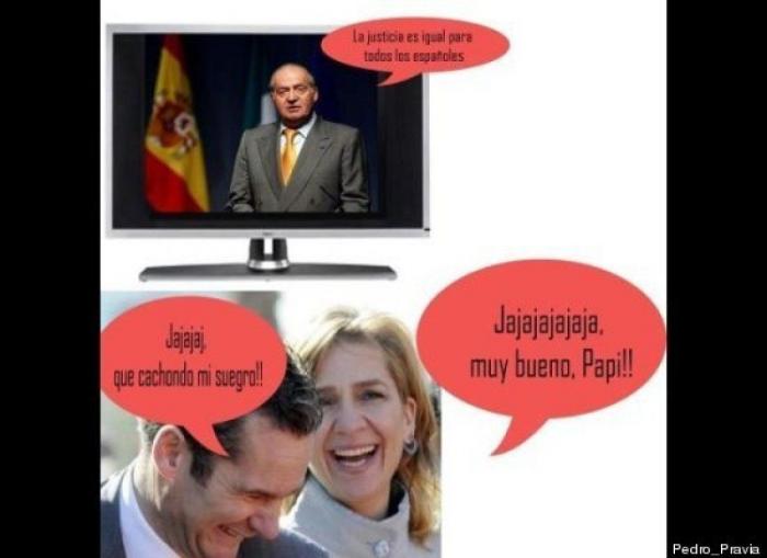 La infanta, imputada: Parodias sobre la imputación de Cristina de Borbón (FOTOS, GIFS)