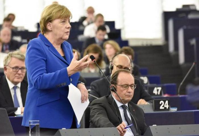 El día que Felipe VI, Hollande y Merkel visitaron Estrasburgo