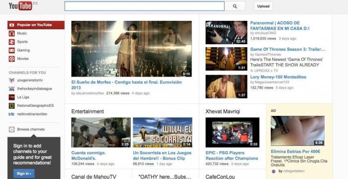 Internet 'vintage': los primeros diseños de YouTube, Facebook, Google, IMDB... (FOTOS)