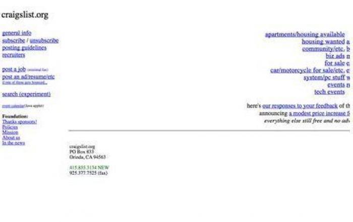 Internet 'vintage': los primeros diseños de YouTube, Facebook, Google, IMDB... (FOTOS)