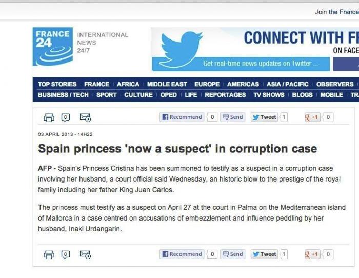 La esposa de Diego Torres, Ana María Tejeiro Losada, exige que la 'desimputen' en el caso Nóos como a la infanta Cristina