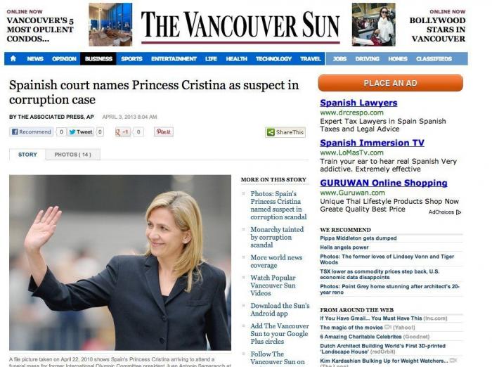 La esposa de Diego Torres, Ana María Tejeiro Losada, exige que la 'desimputen' en el caso Nóos como a la infanta Cristina