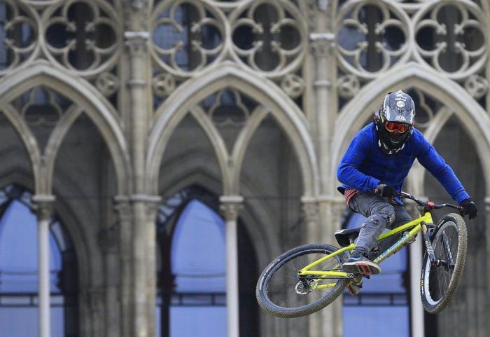 Las mejores imágenes del Red Bull Vienna Air King de Mountain Bike (FOTOS)
