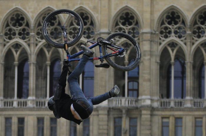 Las mejores imágenes del Red Bull Vienna Air King de Mountain Bike (FOTOS)