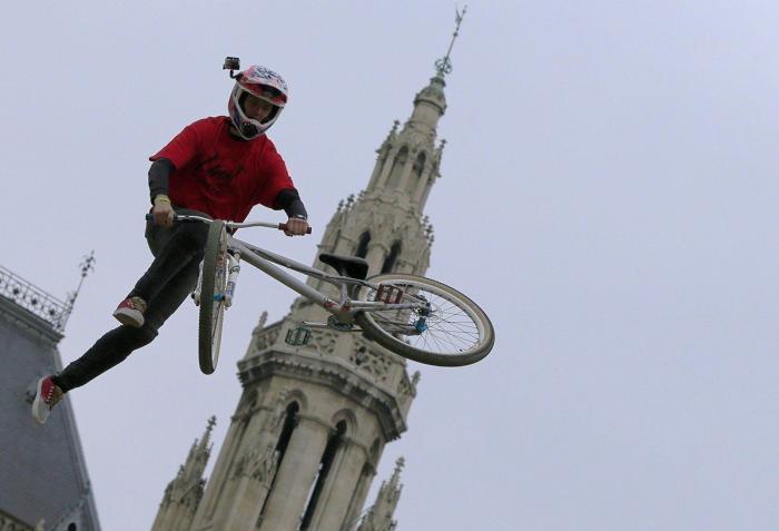 Las mejores imágenes del Red Bull Vienna Air King de Mountain Bike (FOTOS)