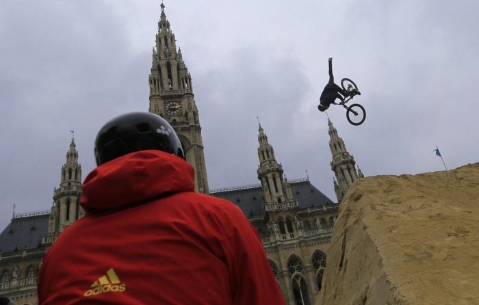 Las mejores imágenes del Red Bull Vienna Air King de Mountain Bike (FOTOS)