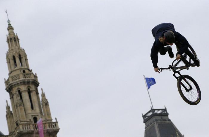 Las mejores imágenes del Red Bull Vienna Air King de Mountain Bike (FOTOS)