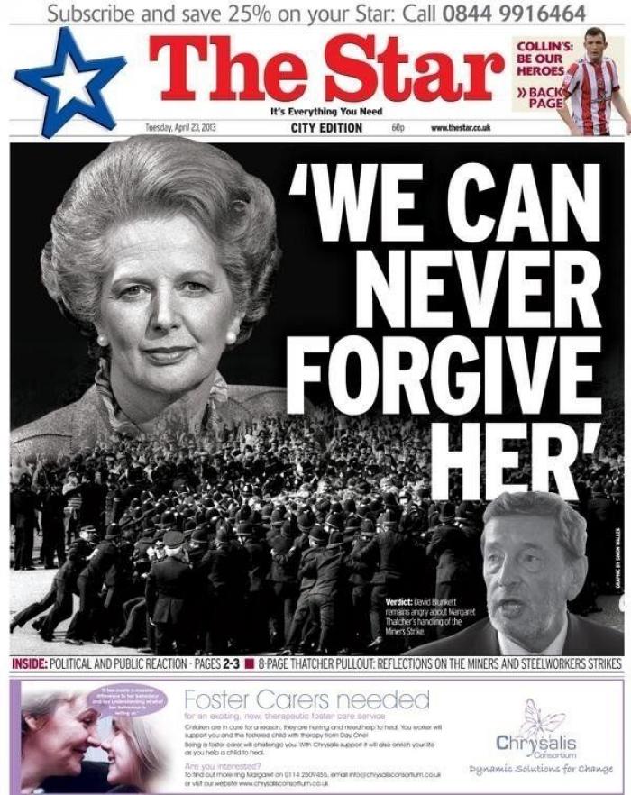 Muerte de Margaret Thatcher: las portadas británicas (FOTOS)