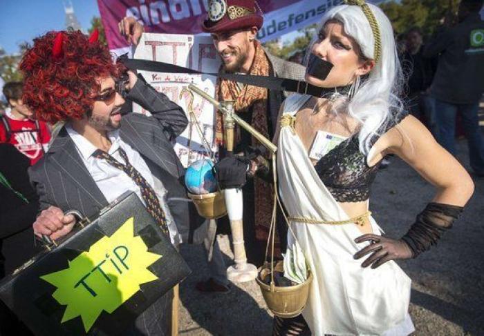 Centroeuropa se echa a la calle contra el TTIP (FOTOS)