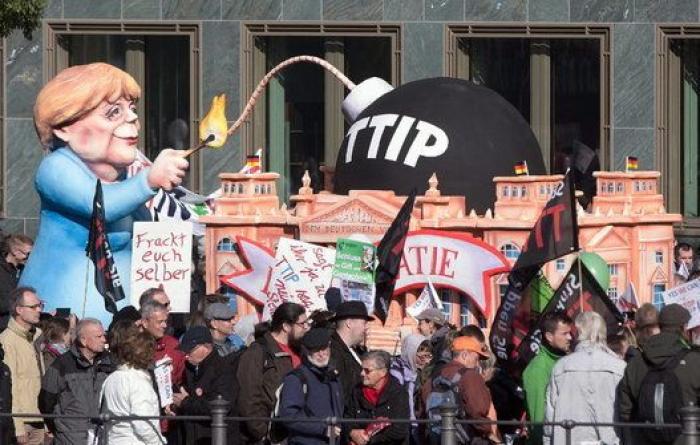 Centroeuropa se echa a la calle contra el TTIP (FOTOS)