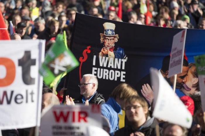 Centroeuropa se echa a la calle contra el TTIP (FOTOS)