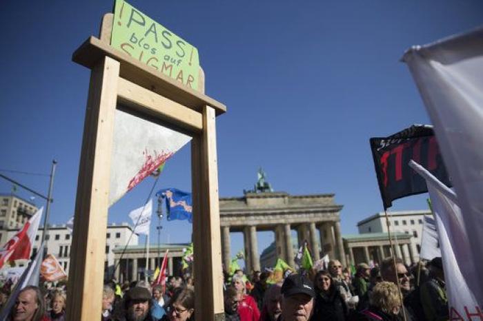 Centroeuropa se echa a la calle contra el TTIP (FOTOS)