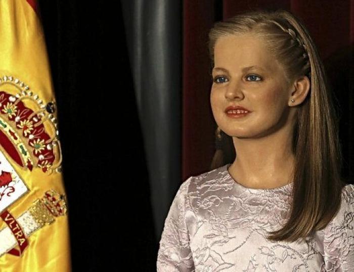 Estatua de cera de Leonor: montajes y bromas en Twitter (TUITS, FOTOS)