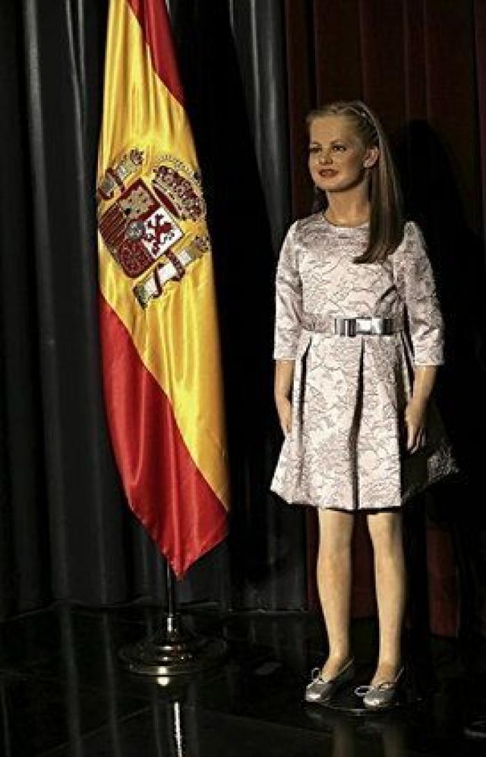 Estatua de cera de Leonor: montajes y bromas en Twitter (TUITS, FOTOS)