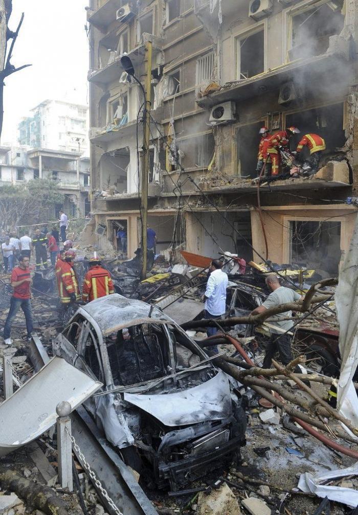 Atentado en Beirut: Al menos 8 muertos y más de 70 heridos en la explosión de un coche bomba (FOTOS, VÍDEOS)