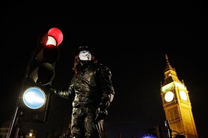 Protestas Anonymous en Londres por el 5 de Noviembre: la manifestación de las máscaras de Guy Fawkes (FOTOS)