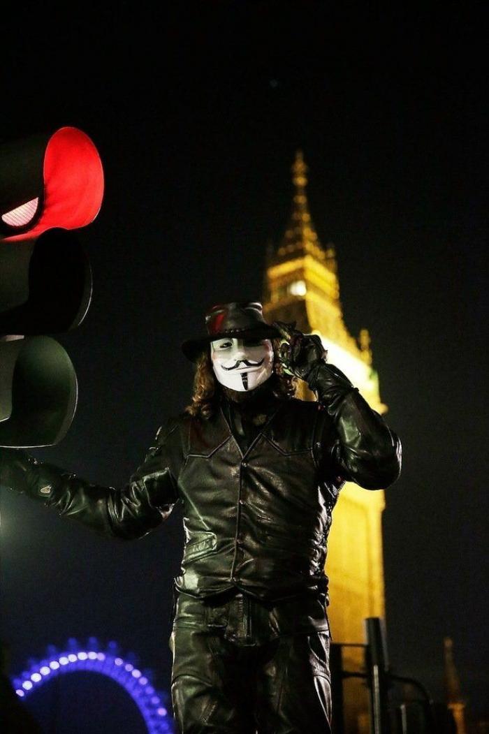 Protestas Anonymous en Londres por el 5 de Noviembre: la manifestación de las máscaras de Guy Fawkes (FOTOS)