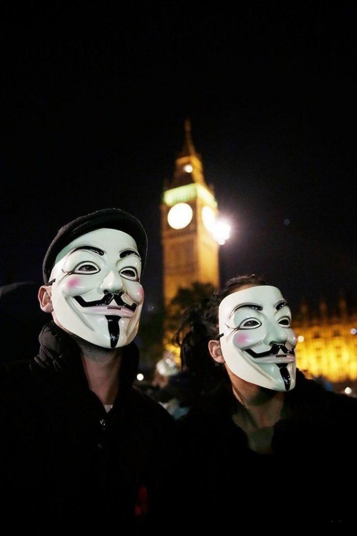 Protestas Anonymous en Londres por el 5 de Noviembre: la manifestación de las máscaras de Guy Fawkes (FOTOS)