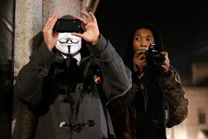 Protestas Anonymous en Londres por el 5 de Noviembre: la manifestación de las máscaras de Guy Fawkes (FOTOS)