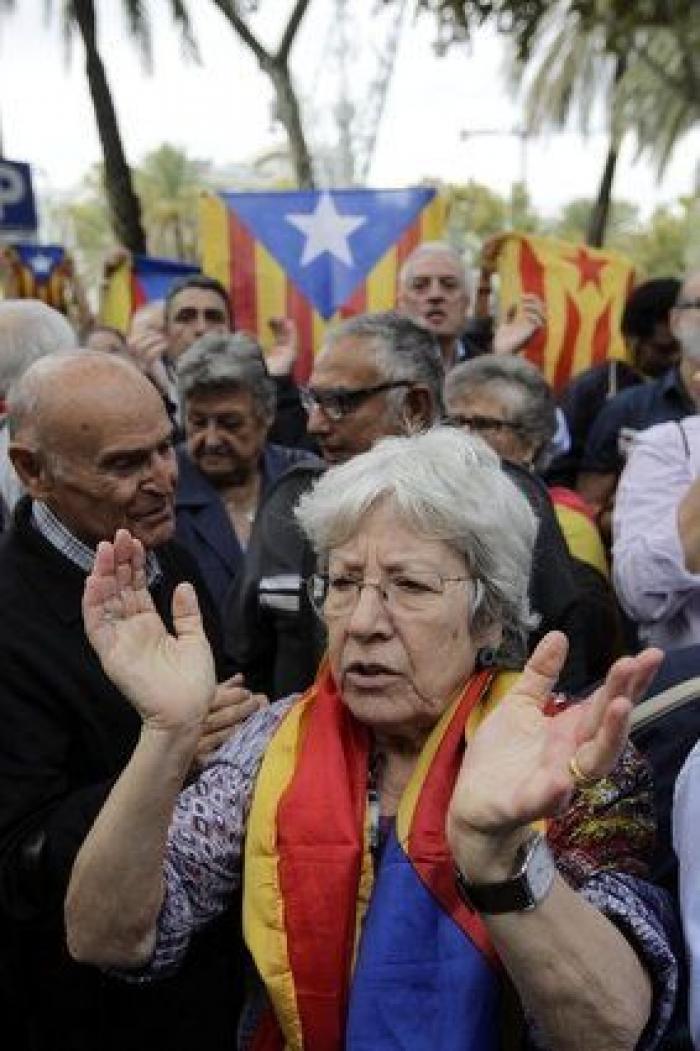 El Tribunal Superior de Justicia de Cataluña considera "un ataque" el apoyo frente a su sede a las imputadas por el 9N