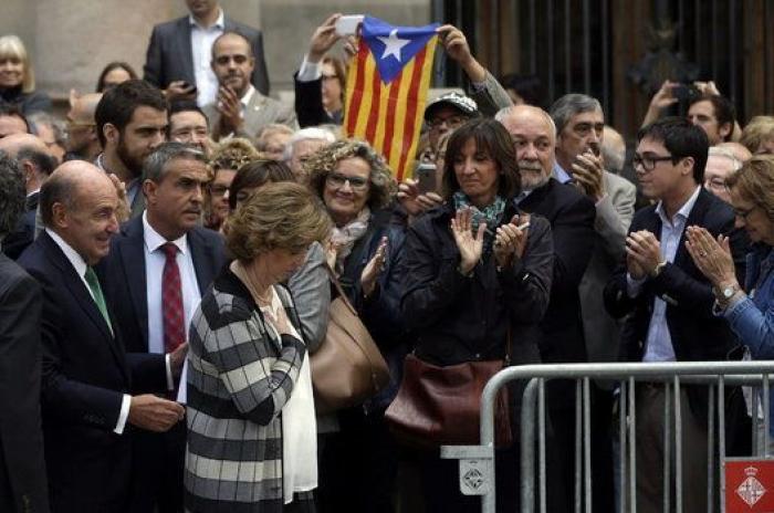 El Tribunal Superior de Justicia de Cataluña considera "un ataque" el apoyo frente a su sede a las imputadas por el 9N