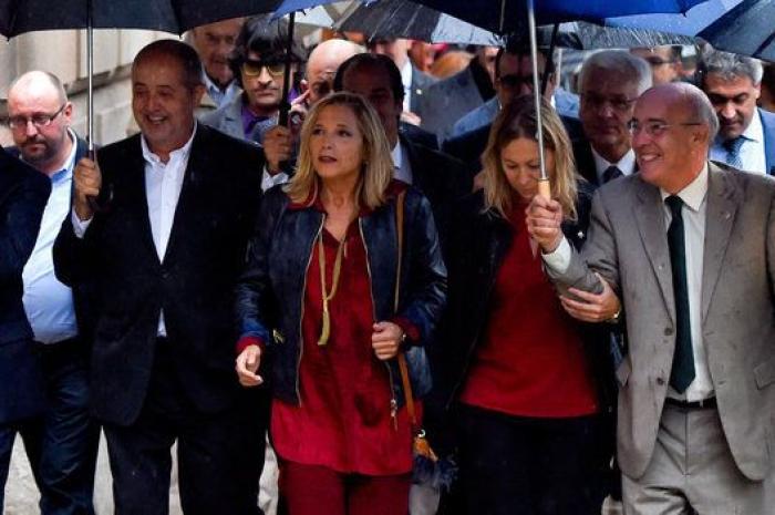 El Tribunal Superior de Justicia de Cataluña considera "un ataque" el apoyo frente a su sede a las imputadas por el 9N