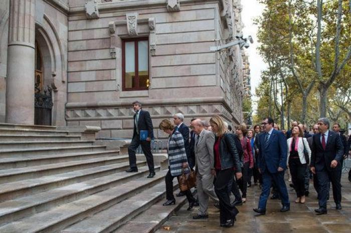 El Tribunal Superior de Justicia de Cataluña considera "un ataque" el apoyo frente a su sede a las imputadas por el 9N