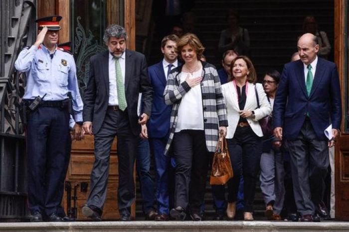 El Tribunal Superior de Justicia de Cataluña considera "un ataque" el apoyo frente a su sede a las imputadas por el 9N